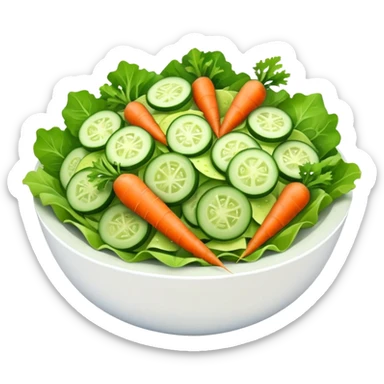 Salad with no tomatoes sticker