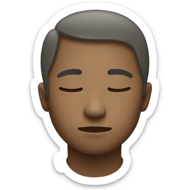 Deep sigh, I am calm now  sticker