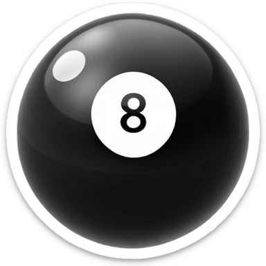 magic eight ball sticker