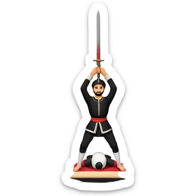 16th century execution letter india sticker