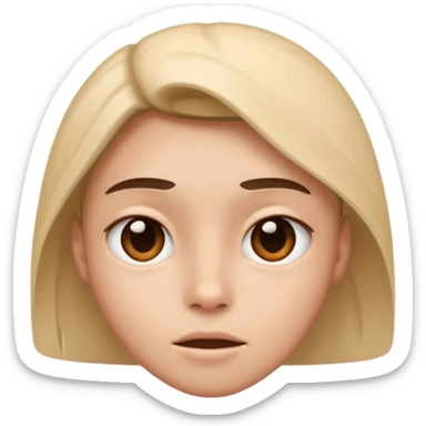 recognizable face of Central Cee singer, cool expression sticker