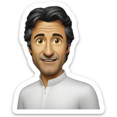 Imran khan NFTs creative look sticker