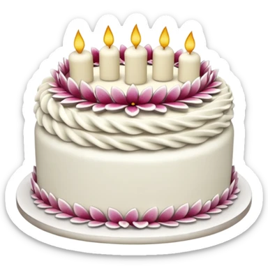 floral cake realistic aeshthethic   sticker