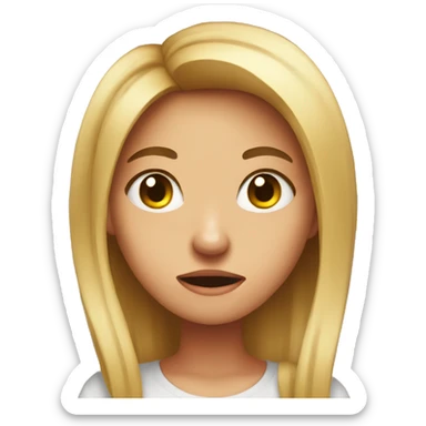 My girlfriend mad at me  sticker