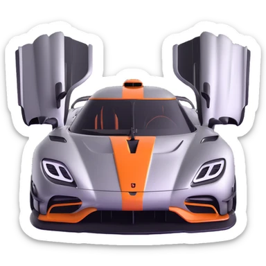 Koenigsegg One:1 hypercar sticker