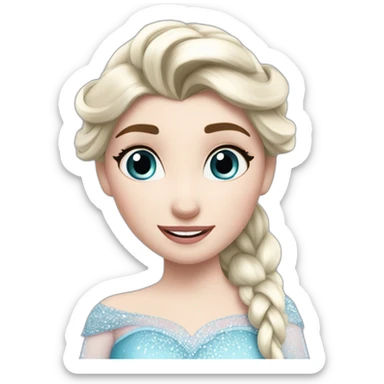Elsa reine des neiges sticker