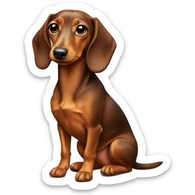 Mini dashund sticker