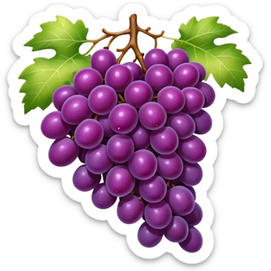wine grapes sticker