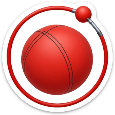Pull-ball with MB written in the circle in on it sticker