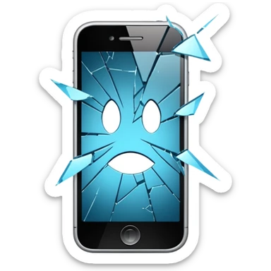 cambio de gls de un celular  sticker