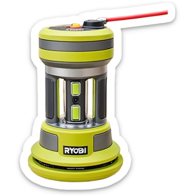 ONE+ 18V Cordless Compact Fixed Base Router RYOBI with gray base with battery sticker