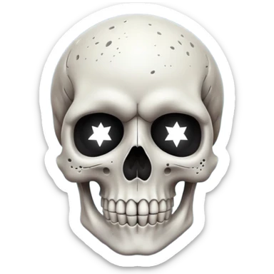 Skull of cosmos sticker