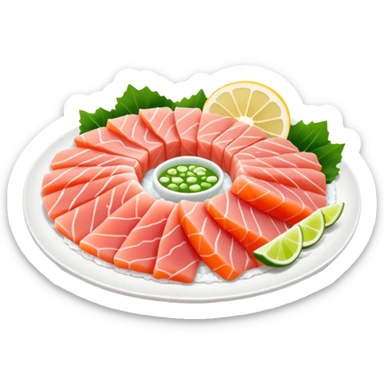 white-fleshed sashimi sticker