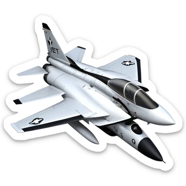 Jet Trainer - T-38 Talon - Northrop Grumman (Model Year: 2021) (Iconic colour: White and black) sticker