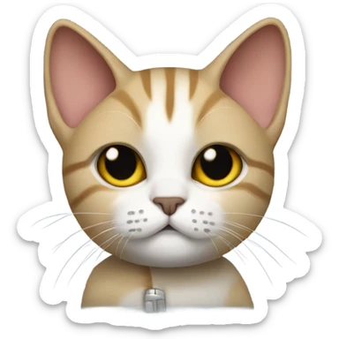 Star Wars cat sticker