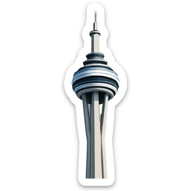 Cn tower toronto sticker