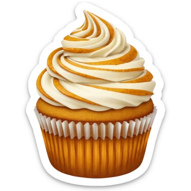 Pumpkin Spice Swirl Cupcakes sticker