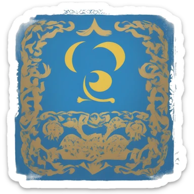 East turkestan flag sticker