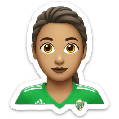 Chica futbolista sticker