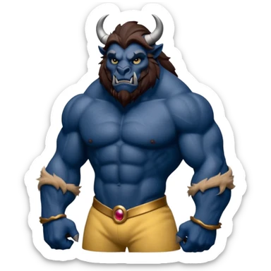 Beast from Beauty and the Beast Movie sticker