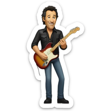 bruce springsteen sticker