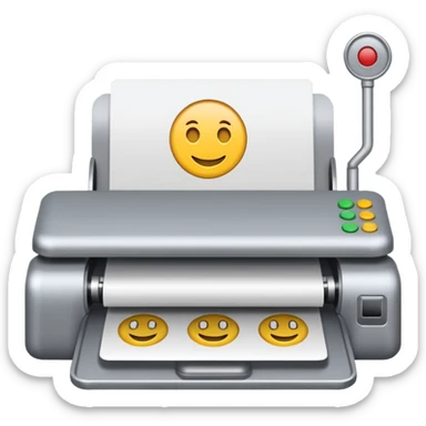 Máquina de cartão sticker