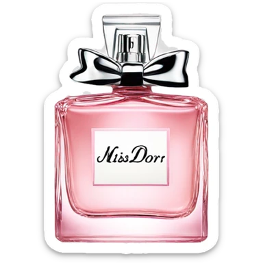 Miss dior perfume sticker