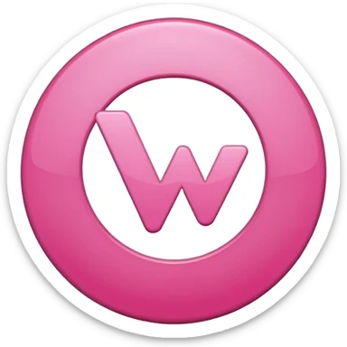 checkmark symbol in a circle in pink color that would reflect that a task has been done sticker