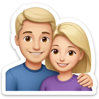 Love wife and me sticker