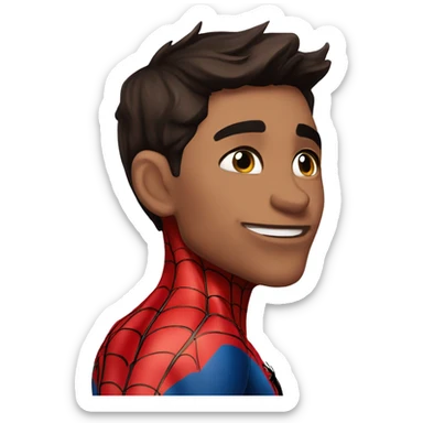 Spider man kiss mars morales sticker