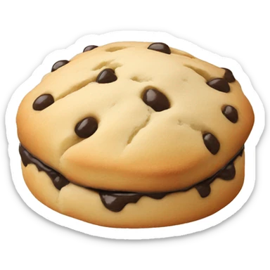 beige scone sticker