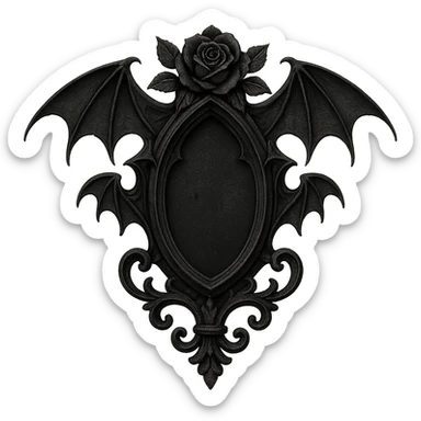 goth object, remove background sticker