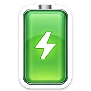 battery icon sticker