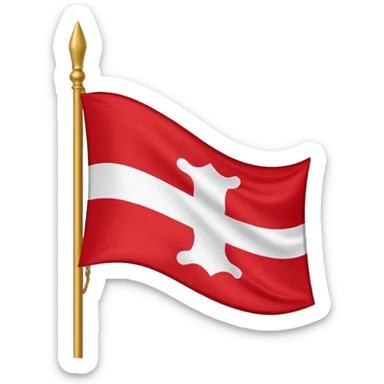 crée un drapeau savoyard sticker