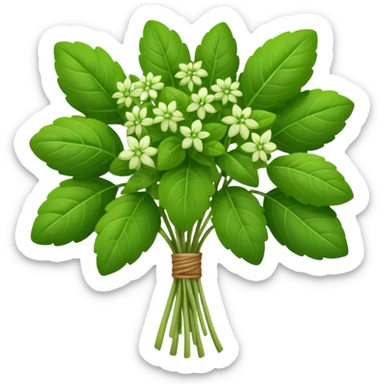 oregano herb bouquet sticker