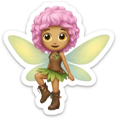Fairies with boots sticker