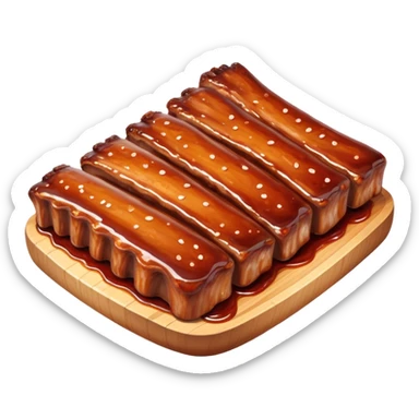 baby back spare ribs  sticker