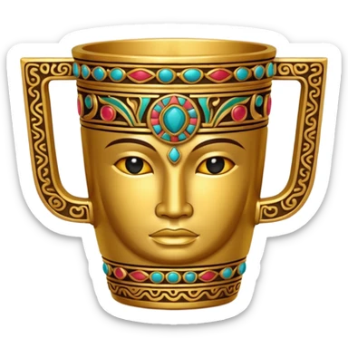 inca drinking cup sticker
