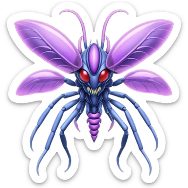 Genesect-Vikavolt-Venonat-Venom-Xenomorph-fusion sticker