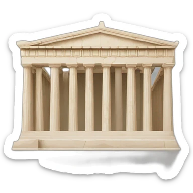 parthenon sticker