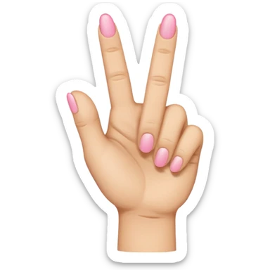 👉 make a emoji with that’s but have the middle finger an pinky also poke out but hide the thumb sticker