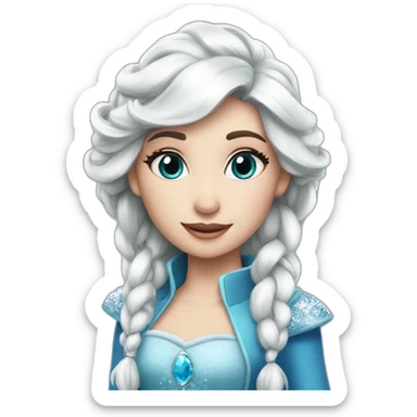 Argent reine des neiges sticker