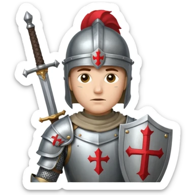 Crusader sticker