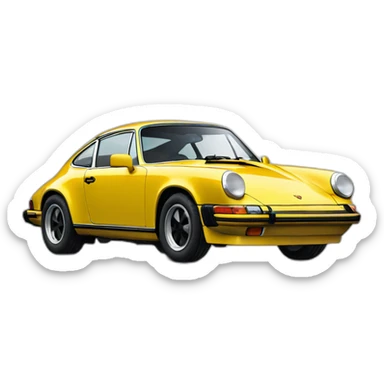 Porsche 911 1976 sticker