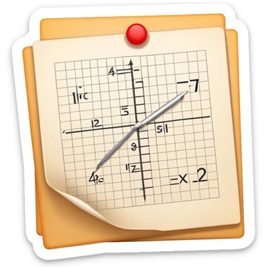 paper with mathematic equations chalkboard paper sticker