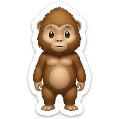 A de ape sticker