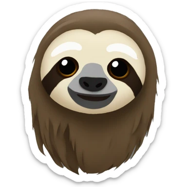 create an emojiwith a sloth saying Let that shit go sticker