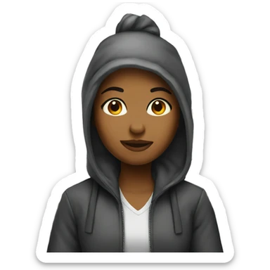 Downtown girl emoji  sticker