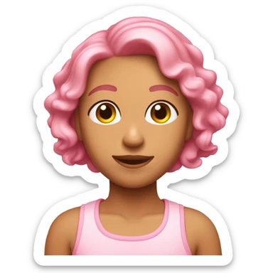 Corações rosa claro sticker