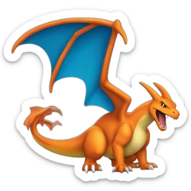 Uruguay charizard sticker